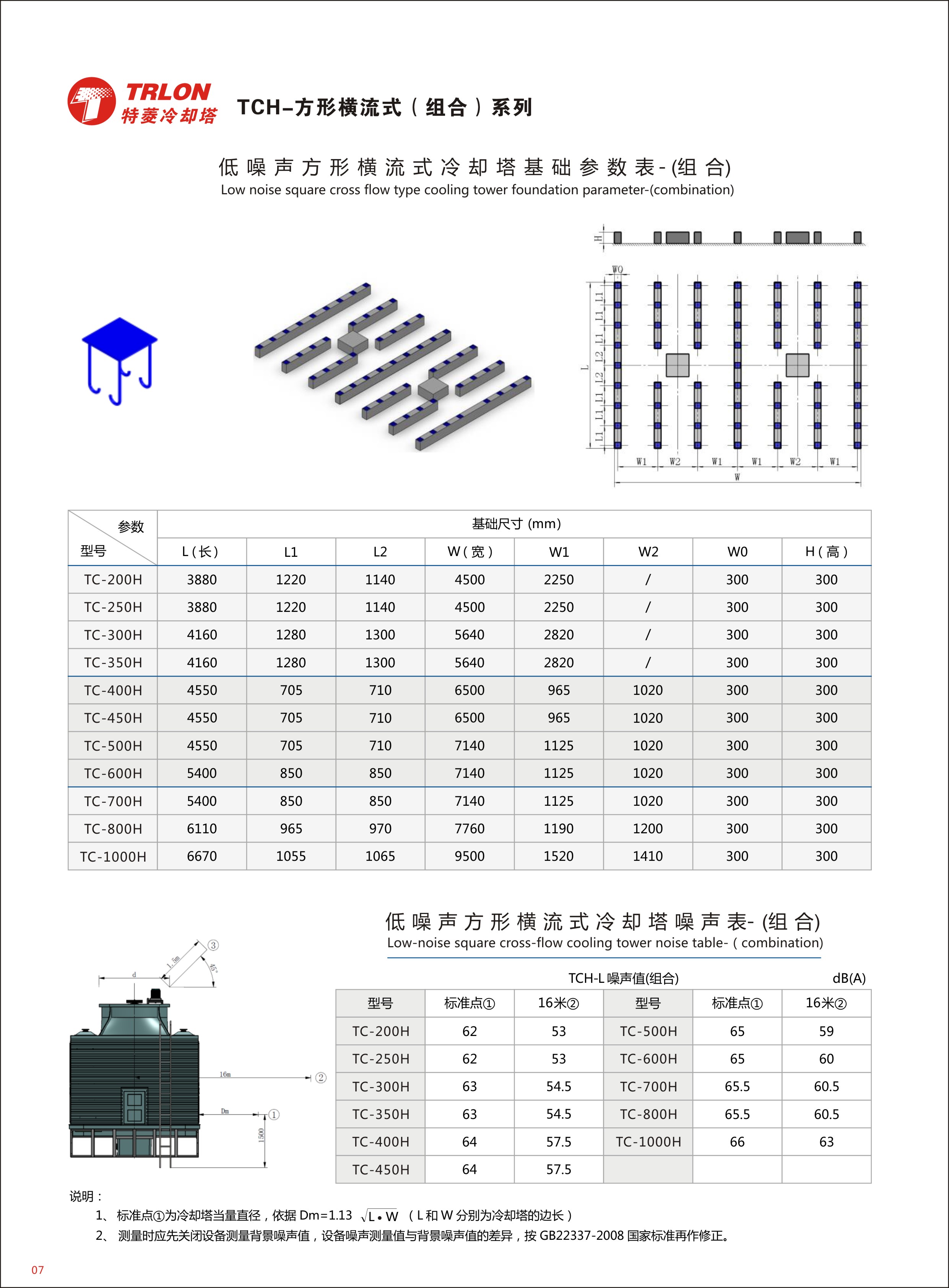 特菱橫流冷卻塔